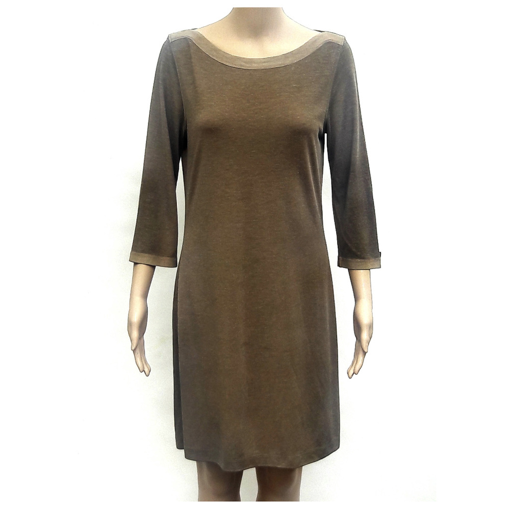 Calvin Klein Olive T-Shirt Dress